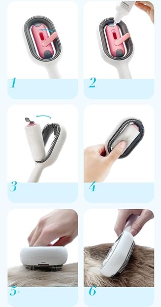 Escova Mágica Para Banho a Seco 4 em 1