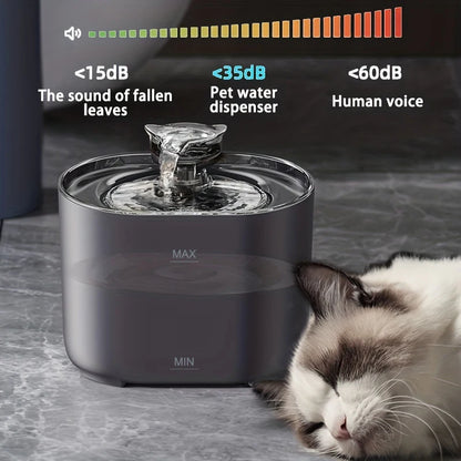 Bebedouro Automático para Gatos com Sensor de Movimento  — Bebedouro Elétrico com Filtros e Reservatório de 2,2 litros (Cópia)