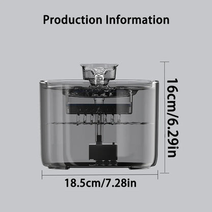 Bebedouro Automático para Gatos com Sensor de Movimento  — Bebedouro Elétrico com Filtros e Reservatório de 2,2 litros (Cópia)