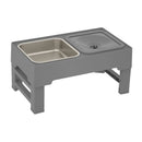 Comedouro Ergonômico para Cocker Spaniel – Altura Ajustável + Sistema Slow Feeder