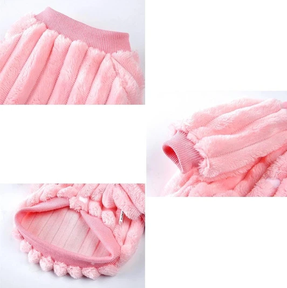 Jaquetinha de Pelúcia | Para Cachorro e gato