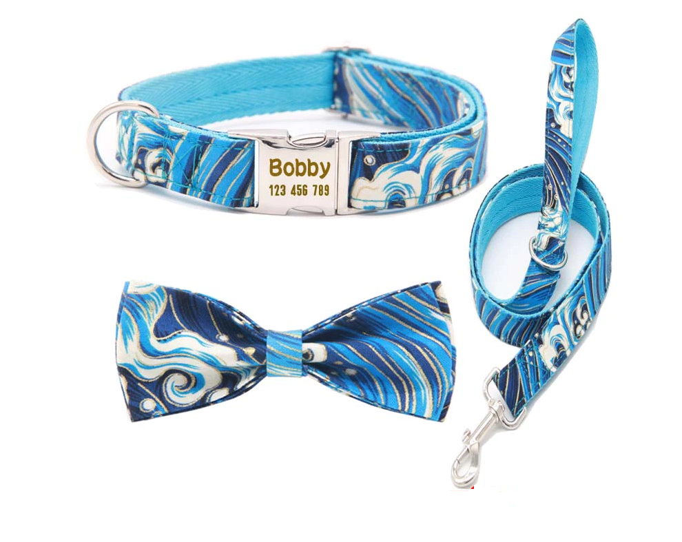 Kit Coleira Personalizável + Guia | Para Cachorro