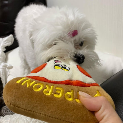 Pizza de Pelúcia | Para Cachorro