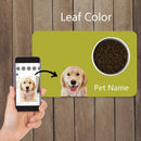Tapete de Alimentação Personalizado com Foto e Nome | Para Cachorro e Gato