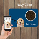 Tapete de Alimentação Personalizado com Foto e Nome | Para Cachorro e Gato