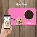 Tapete de Alimentação Personalizado com Foto e Nome | Para Cachorro e Gato