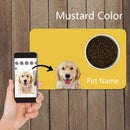 Tapete de Alimentação Personalizado com Foto e Nome | Para Cachorro e Gato