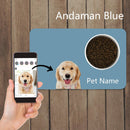 Tapete de Alimentação Personalizado com Foto e Nome | Para Cachorro e Gato